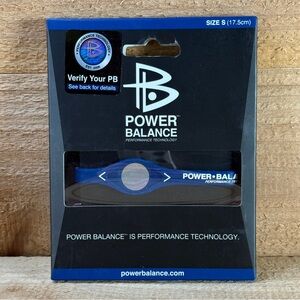 Power Balance Energy Health Bracelet Sport Wristbands Silicone Blue size Small